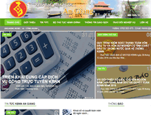 Tablet Screenshot of khobac.angiang.gov.vn