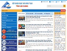 Tablet Screenshot of angiang.edu.vn